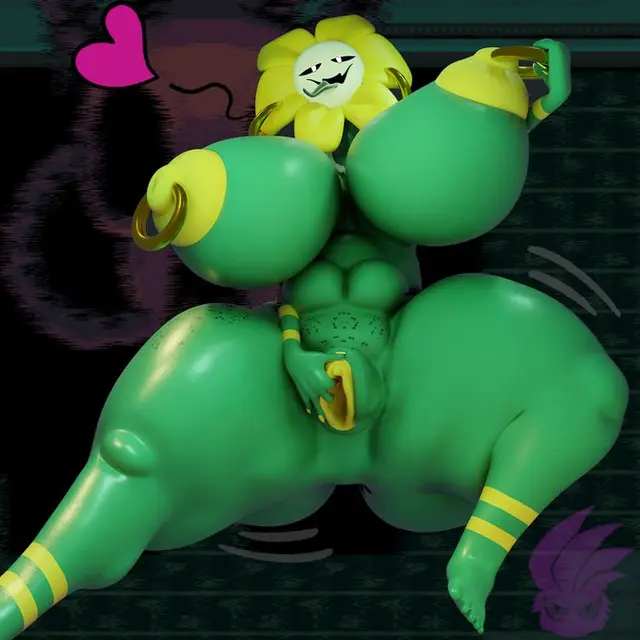 Flowey, Flowey The Flower, Flowey With A Body (Undertale) by Jaeblorocks, Lewdender