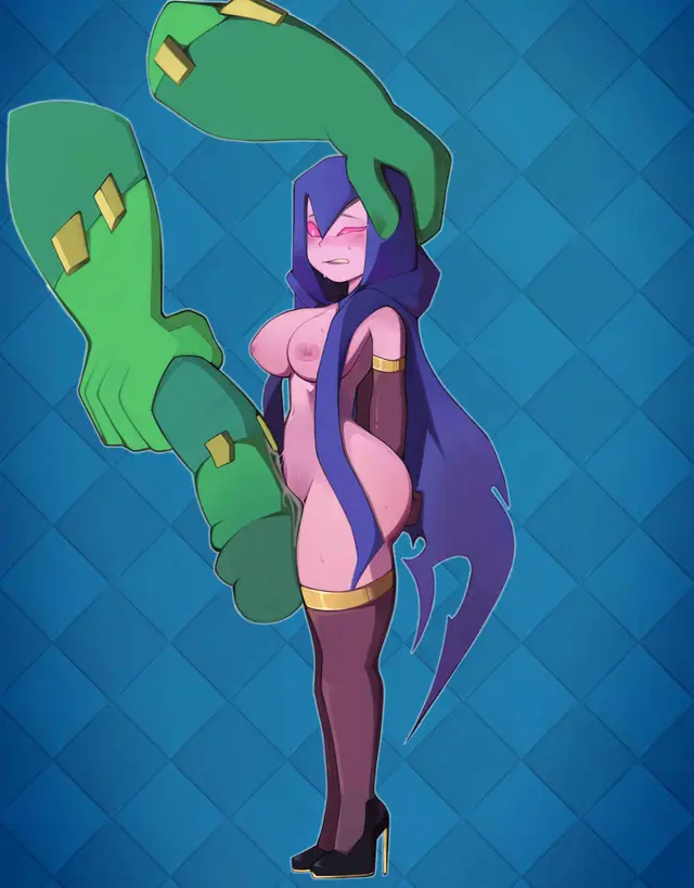 Goblin Giant, Witch (Clash Of Clans, Clash Royale) by Xyraabs