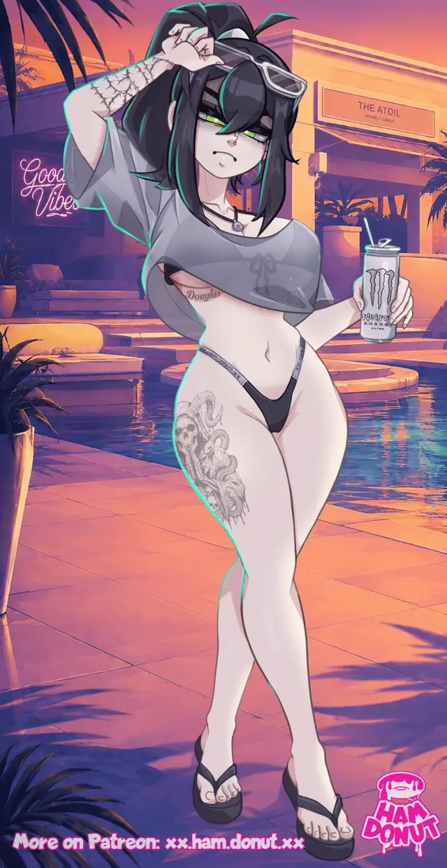 Gta Vi Cover Girl, Mother, Renee Graves (Grand Theft Auto Vi, Monster Energy Drink) by Xx.Ham.Donut.Xx