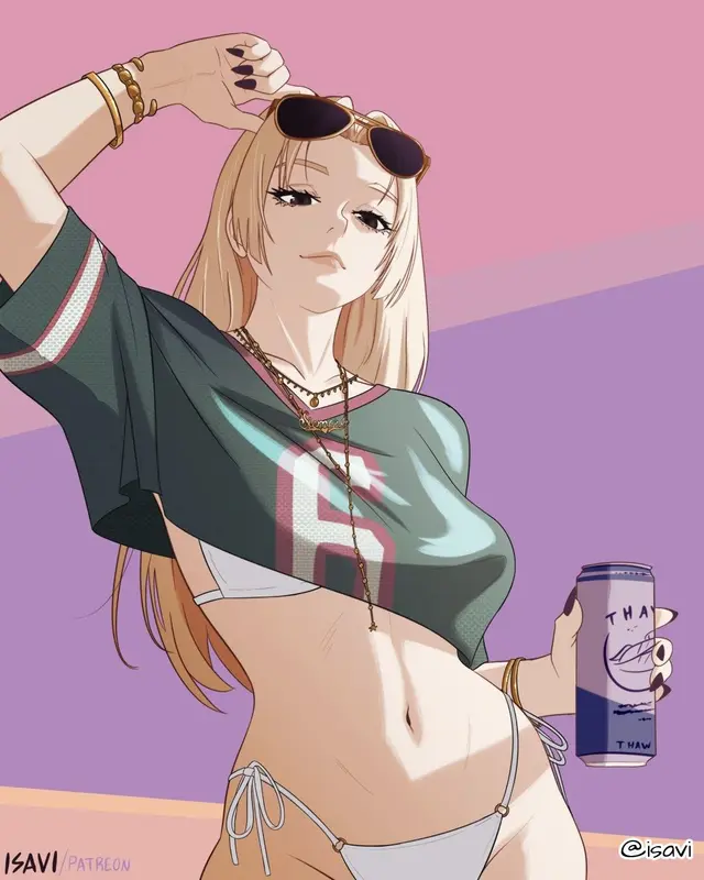 Gta Vi Cover Girl, Yuki Tsukumo (Jujutsu Kaisen, Mappa) by Isavi