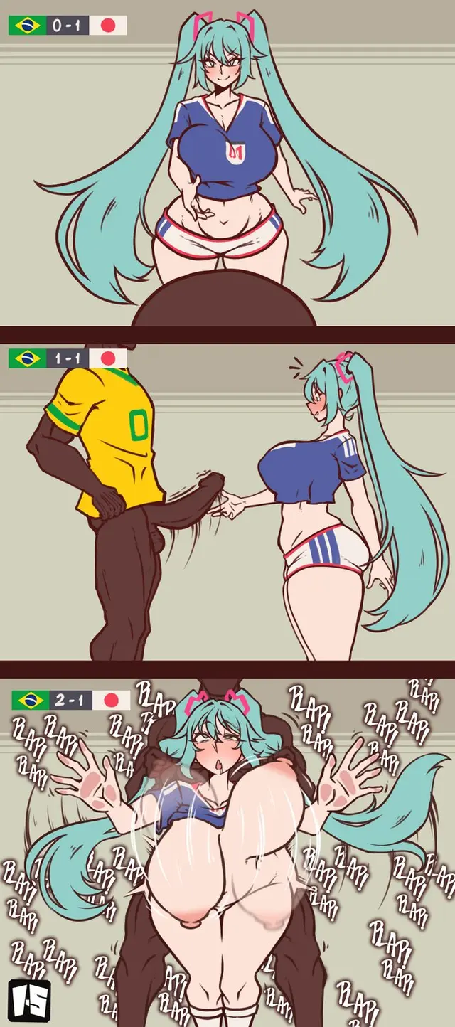 Hatsune Miku (Vocaloid, World Cup) by I-Spoks, Ilustretsspoks