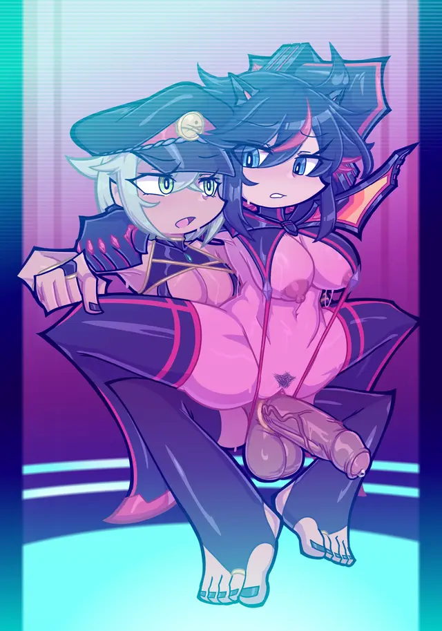 Hotarumaru, Matoi Ryuuko, Senketsu (Kill La Kill, Touken Ranbu) by Scuttlefish