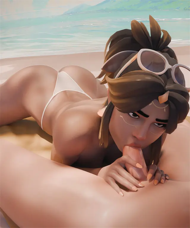 Illari, Illari Quispe Ruiz, Poolside Illari (Overwatch) by Fugtrup