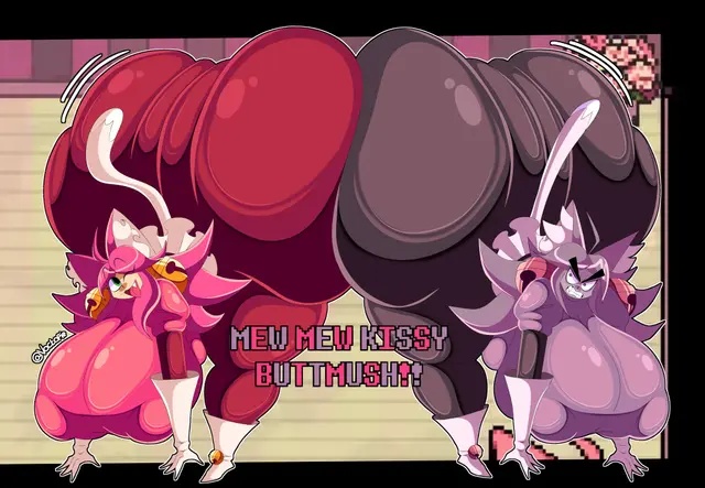 Irritable Ghost, Mad Mew Mew, Pink (Deltarune Chapter 5, Undertale) by Voctopie
