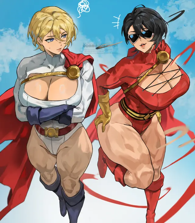 Karen Starr, Plastic Man, Power Girl (Dc Comics, Superman) by Ongjolpark