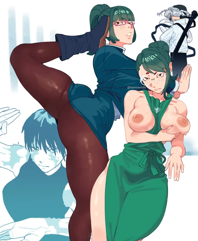 Orimoto Rika, Yuta Okkotsu, Zenin Maki (Jujutsu Kaisen) by Gentoz (Artist)