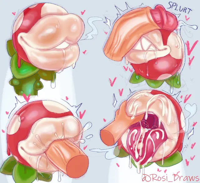 Piranha Plant (Mario Bros, Nintendo) by Marigold Rosi