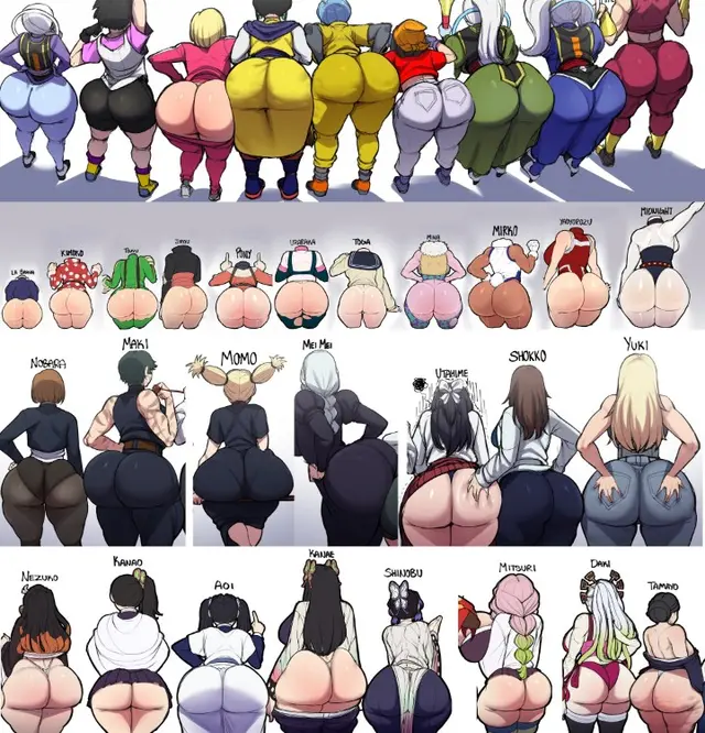 Android 18, Chichi, Cus (Dragon Ball, Jujutsu Kaisen) by Blackwhiplash