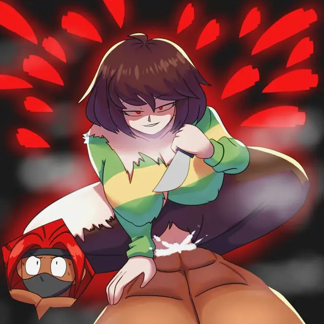 Chara, Female Chara (Undertale) by Lueduar, Lueduartv