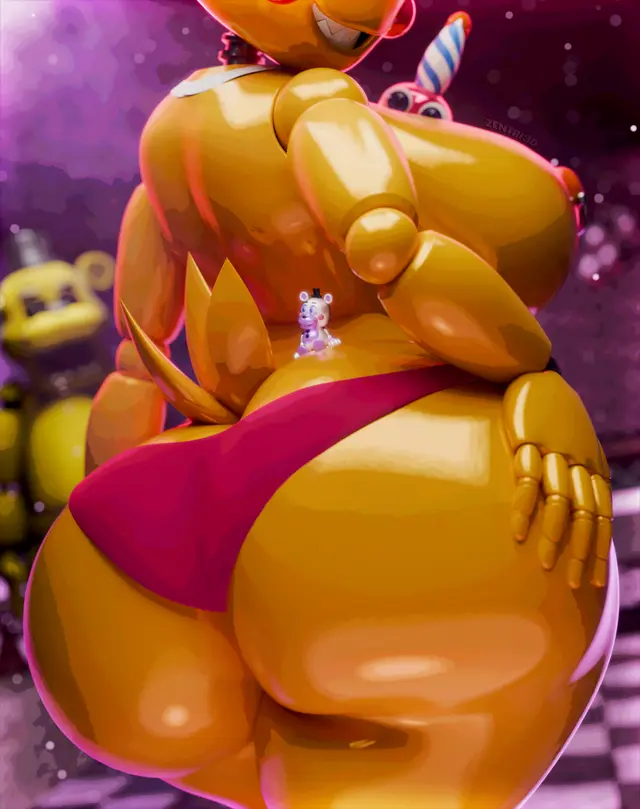 Cupcake, Golden Freddy, Helpy (Fnaf, Scottgames) by Zentaisfm