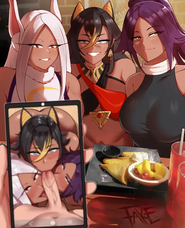 Dehya, Mirko, Miruko (Bleach Sennen Kessen-Hen, Boku No Hero Academia) by Fake (Artist)