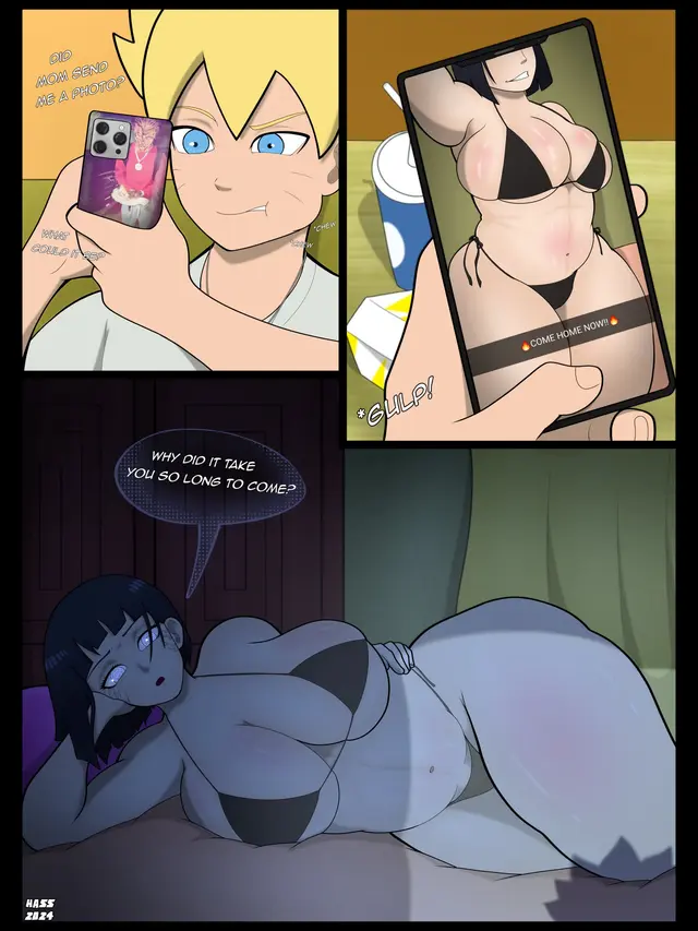 Hyuuga Hinata, Uzumaki Boruto, Uzumaki Hinata (Boruto Naruto Next Generations) by Hassdr4w