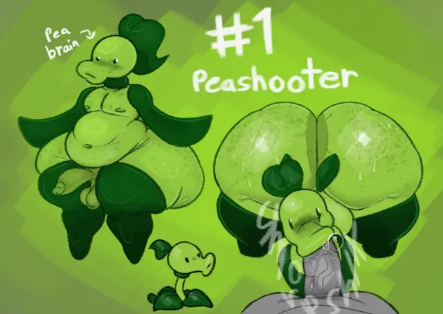 Peashooter (Electronic Arts, Plants Vs Zombies) by Pawenthusiast7