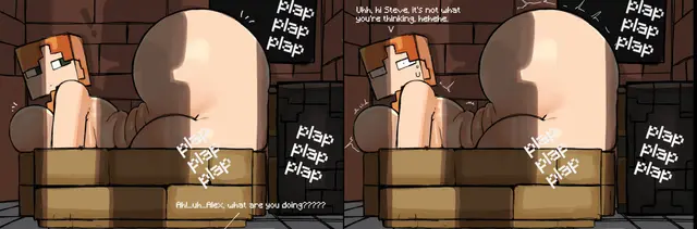 Alex, Steve (Microsoft, Minecraft) by Anothercat