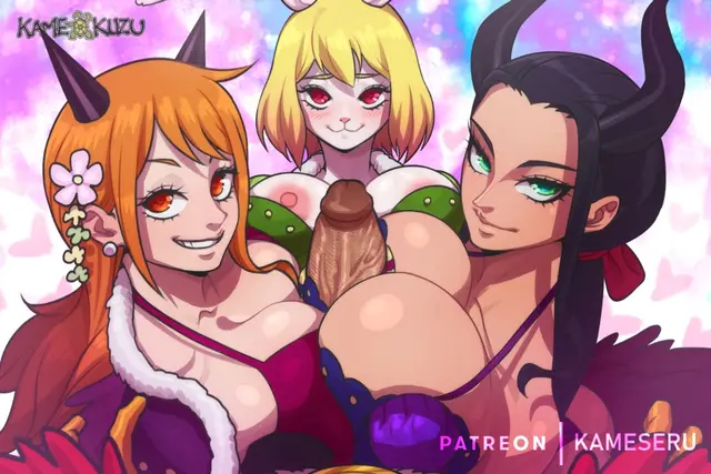 Beast Pirates, Carrot, Monkey D Luffy (One Piece) by Kameseru