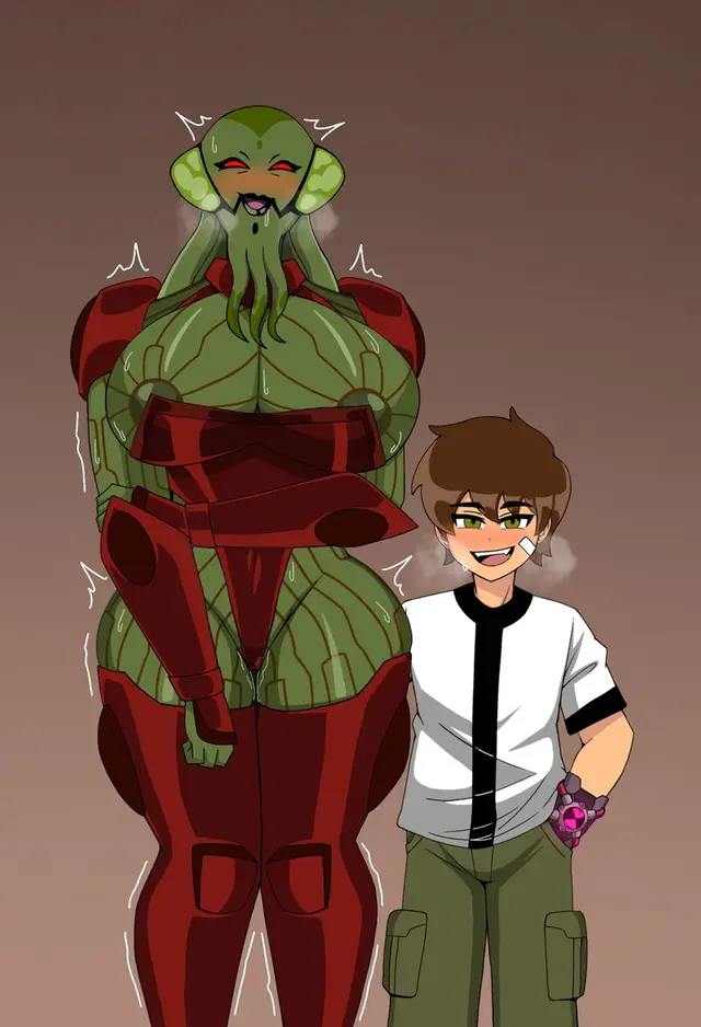 Ben Tennyson, Myaxx (Ben 10 (Classic), Chaquetrix) by Alex103