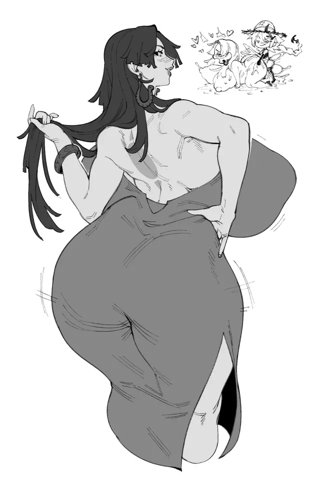 Boa Hancock, Gaka-Kun, Monkey D Luffy (One Piece, Shounen Jump) by Eigaka