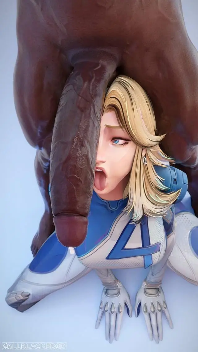 Invisible Woman, Sue Storm (Fantastic Four, Marvel Comics) by Allblacked3d