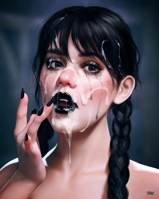 Jenna Ortega, Wednesday Addams (The Addams Family, Wednesday (Netflix)) by Straypaint