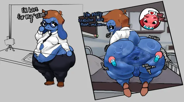 Nurse, Ron From Accounting (Animal Hospital, Roblox Game) by Gaizo